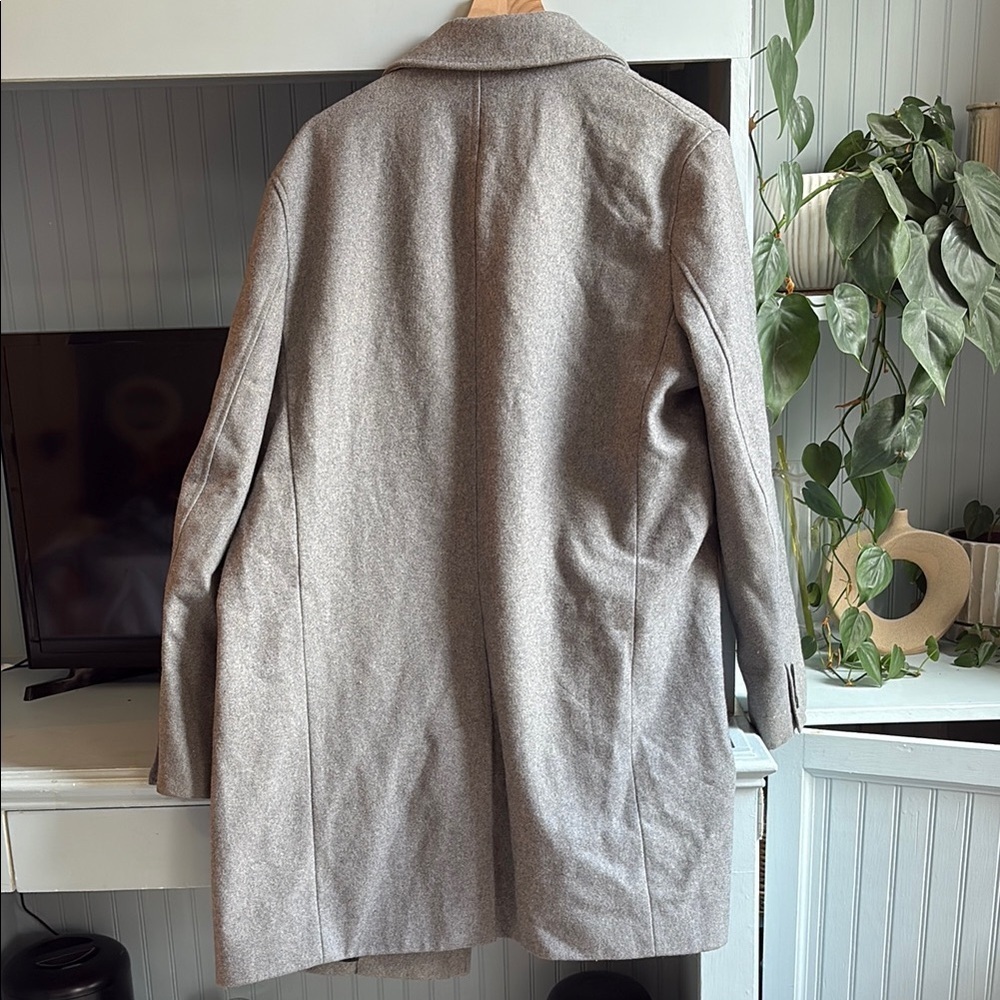 Cole Haan Gray Trench Coat - Picture 2 of 2